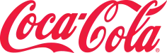 בתמונה נראה הלוגו של קוקה-קולה באותיות כתב יד אדומות על רקע בהיר.