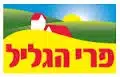 לוגו עם טקסט בעברית, הכולל שדות צהובים, גבעות ירוקות, שני בתים לבנים עם גגות אדומים ושמש עולה ברקע.